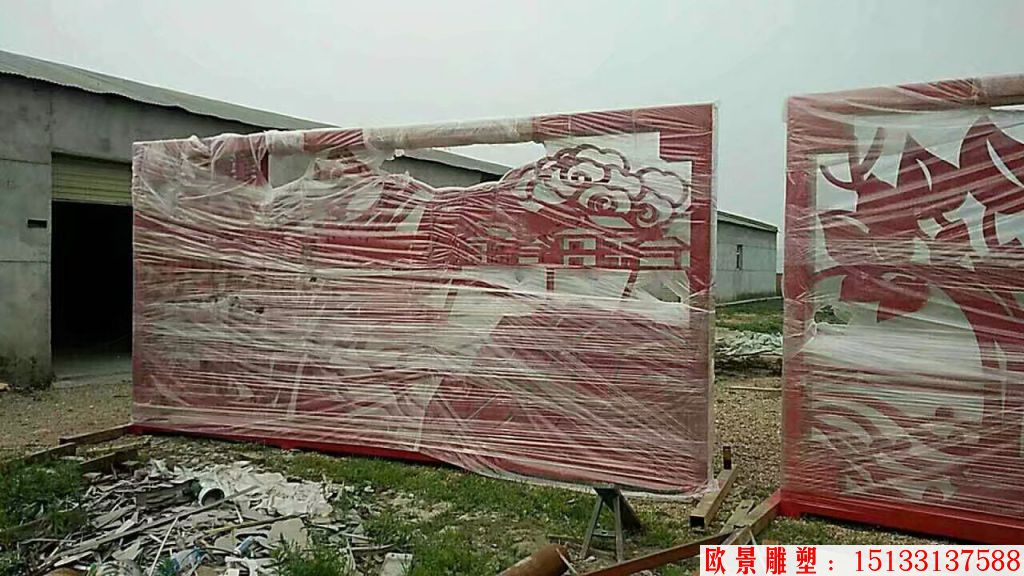 不锈钢浮雕，剪纸浮雕3